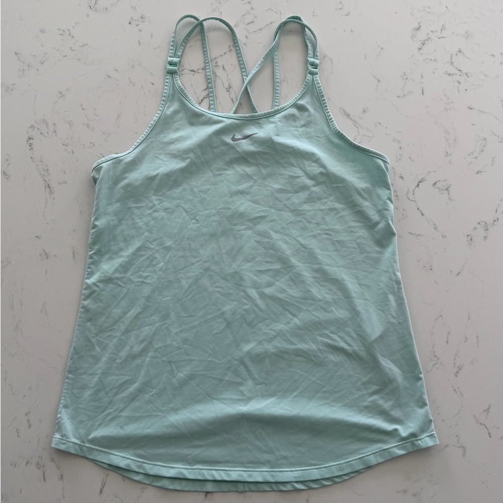 Nike Mint Green Running Workout Strapy Tank Top